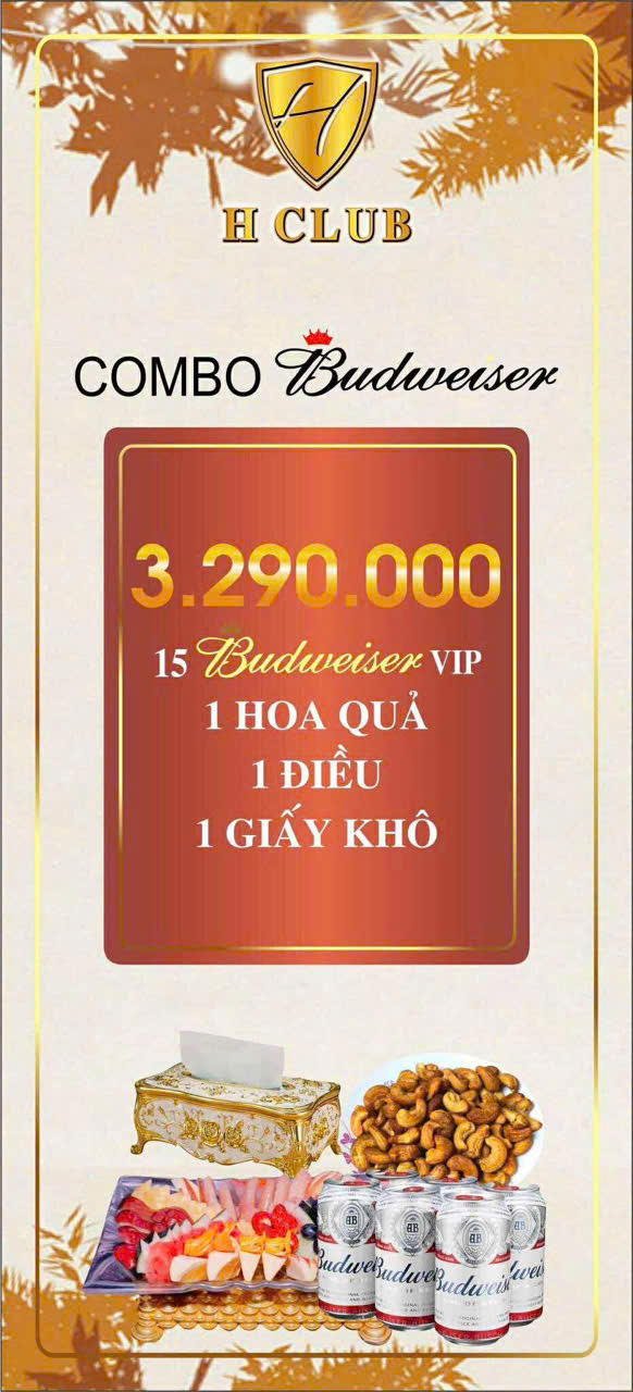 Menu H Club trang 1