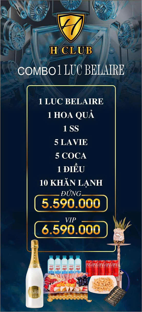 Menu H Club trang 3