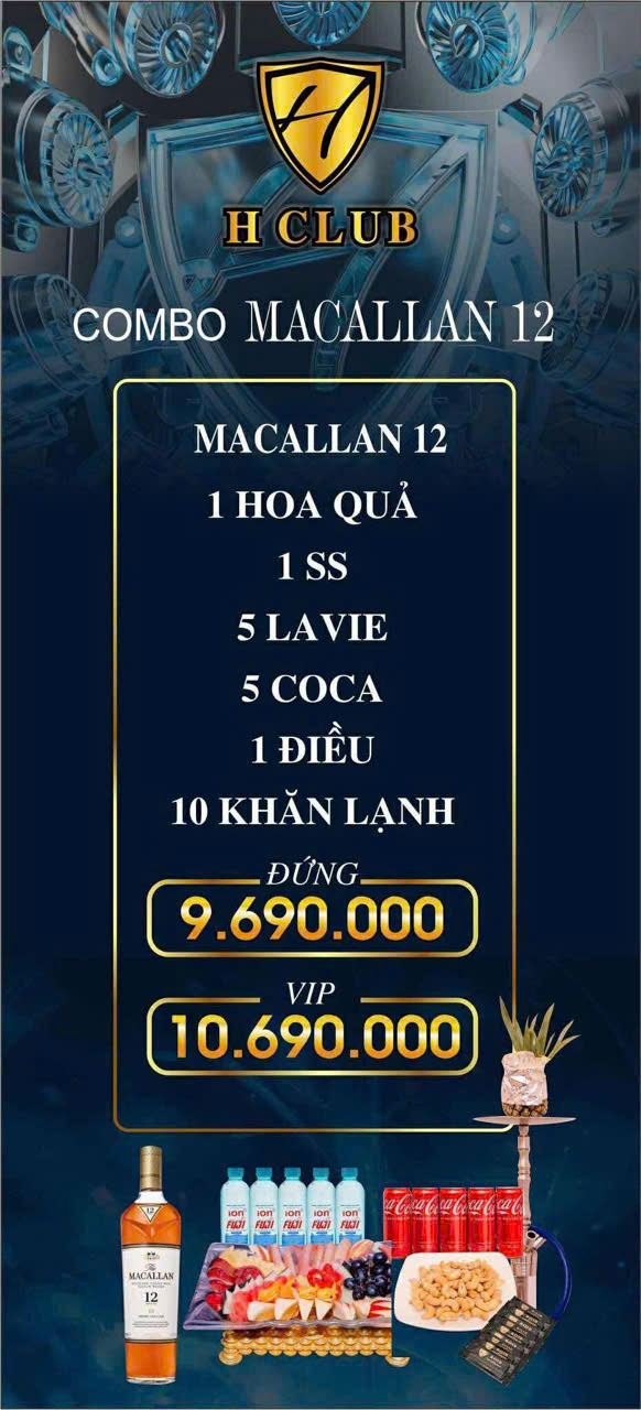Menu H Club trang 9